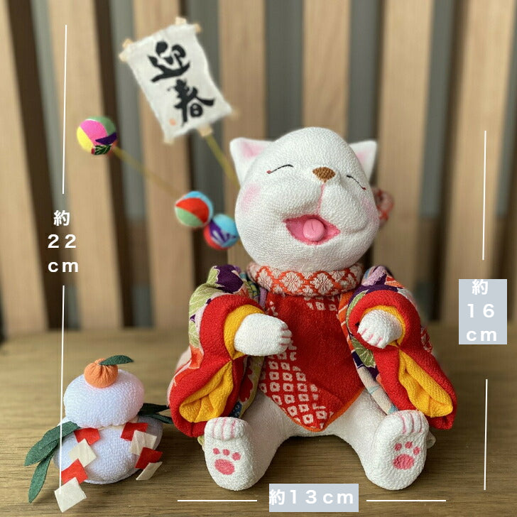 【創作賀正人形猫大】正月飾り 作家一点物