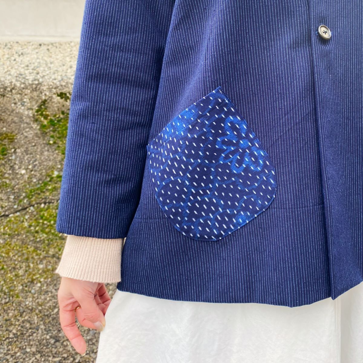 【久留米絣両面ジャケット】