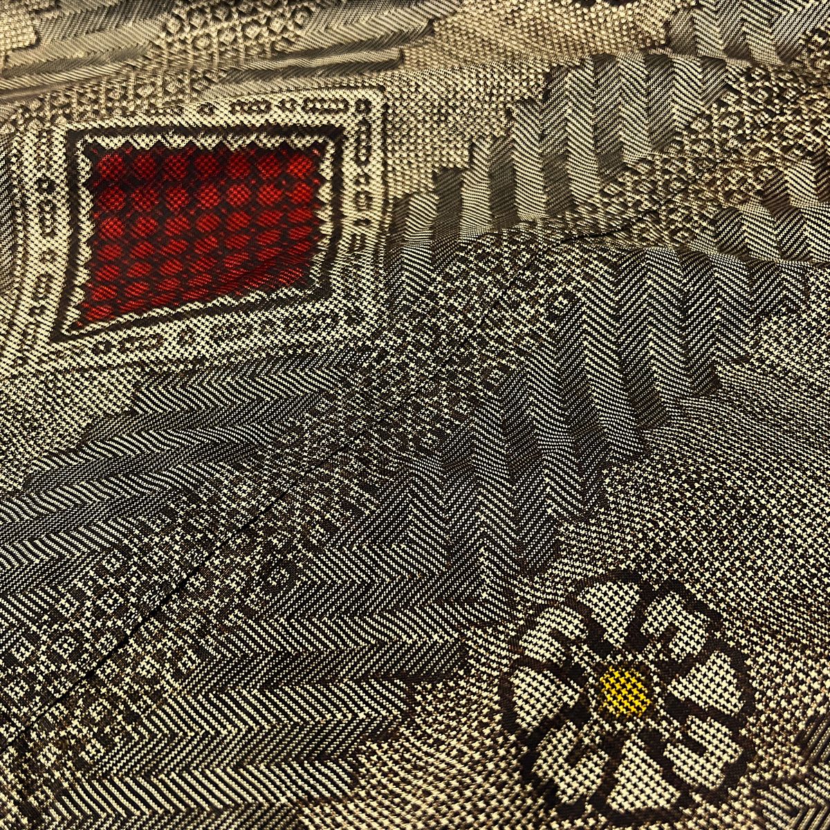 【大島紬アレンジティアードワンピース】3.5.7