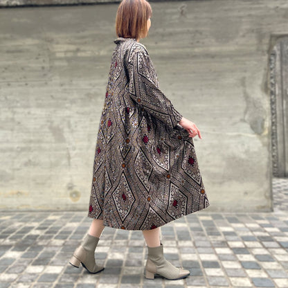 【大島紬アレンジワンピース】1.22.3