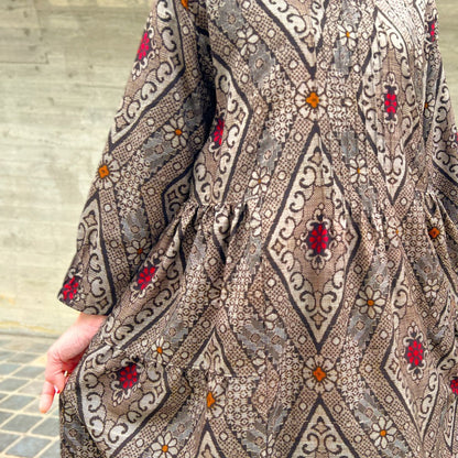 【大島紬アレンジワンピース】1.22.3