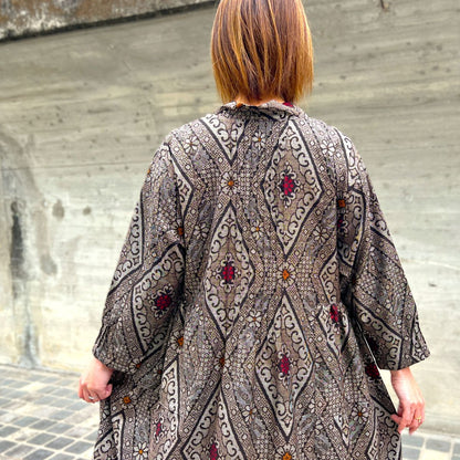 【大島紬アレンジワンピース】1.22.3