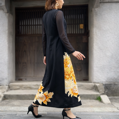 【黒留袖アレンジドレス】KD25