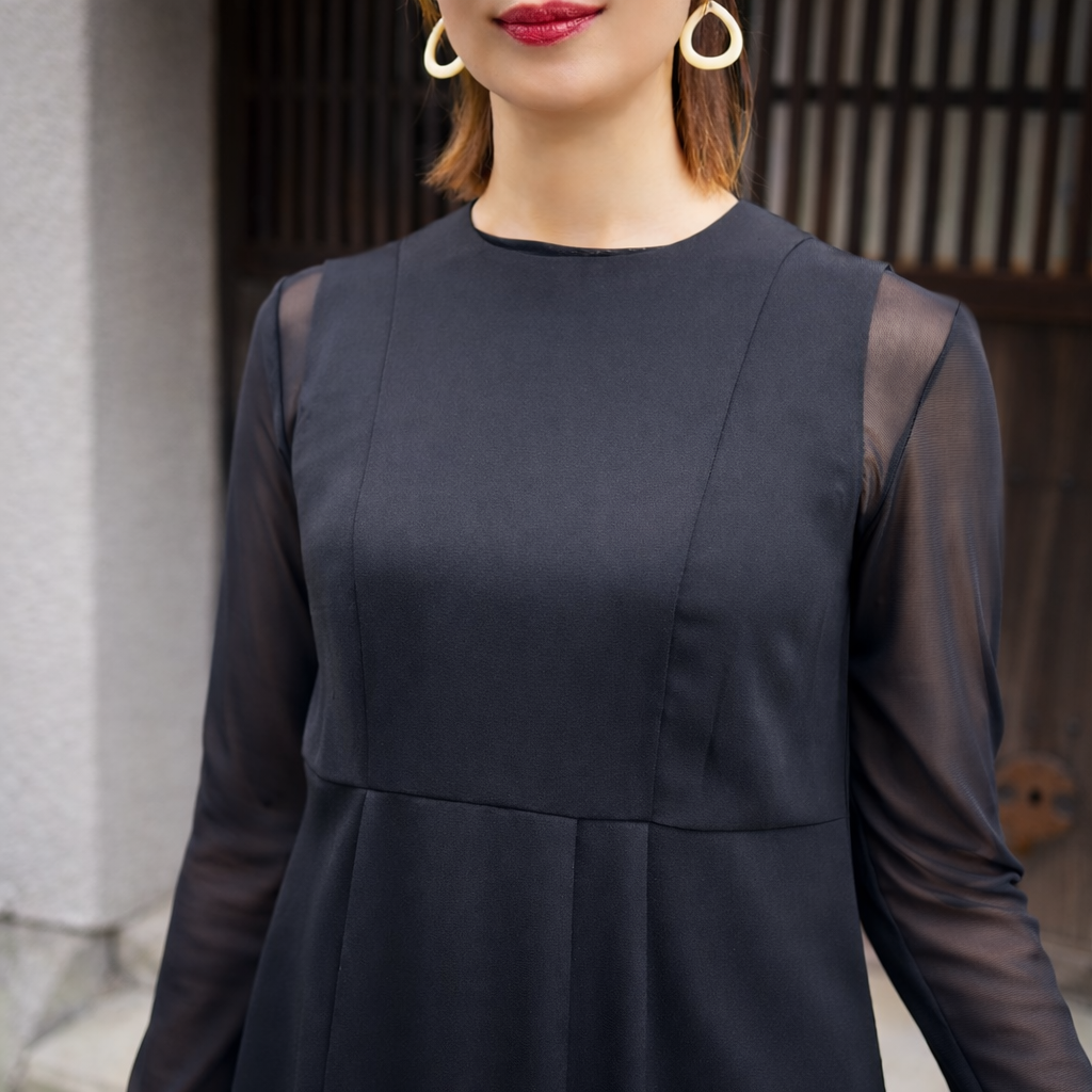 【黒留袖アレンジドレス】KD25