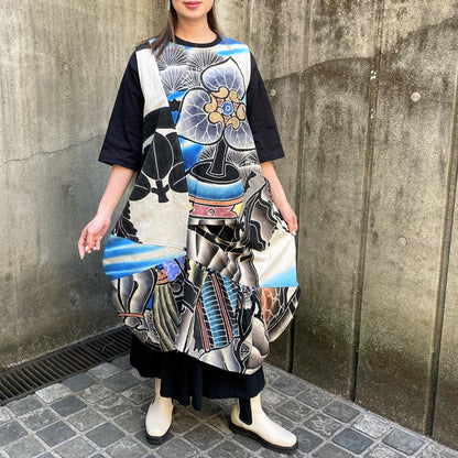 [Old Cloth Remake Jumper Skirt] One-of-a-kind item by the artist Flag