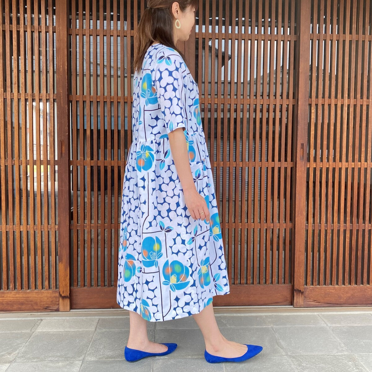 [Yukata dress] Fireworks display dress home wear