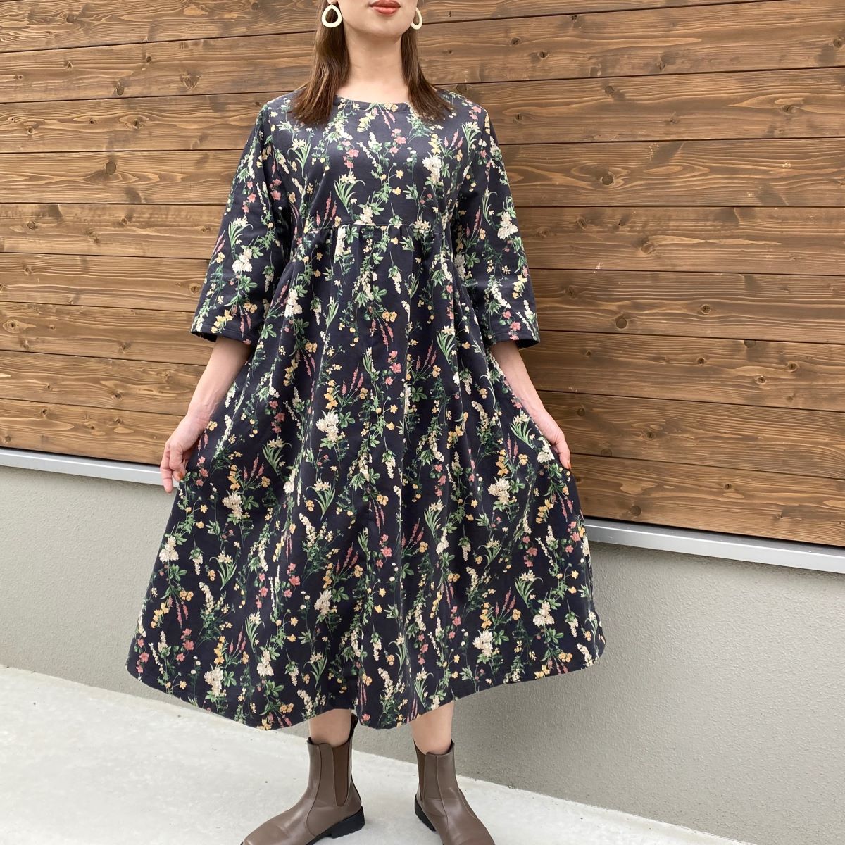 japanese cotton dresses MARSVOVO Cotton Japanese Art Dress for Women 2024 Plus Size Vintage Floral Pattern Classic Boho Oversized Loose Fit Ruffle Hem Linen Sundress High Waisted Flowy A-line Novelty Flower Dresses,S at Amazon Women's