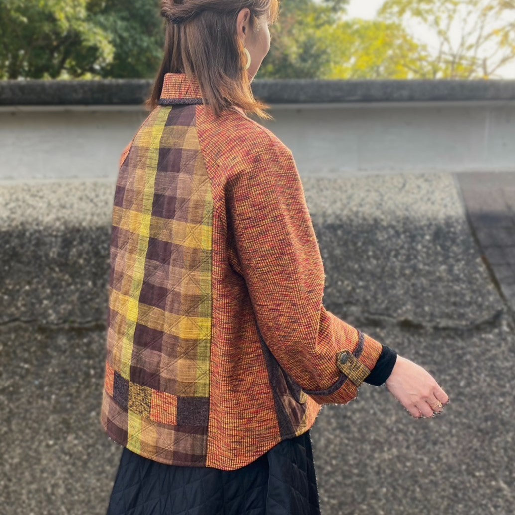 禅の世界陶芸に 上質 日本製 GIEMON 儀右ヱ門 作務衣 和シャツジャケット