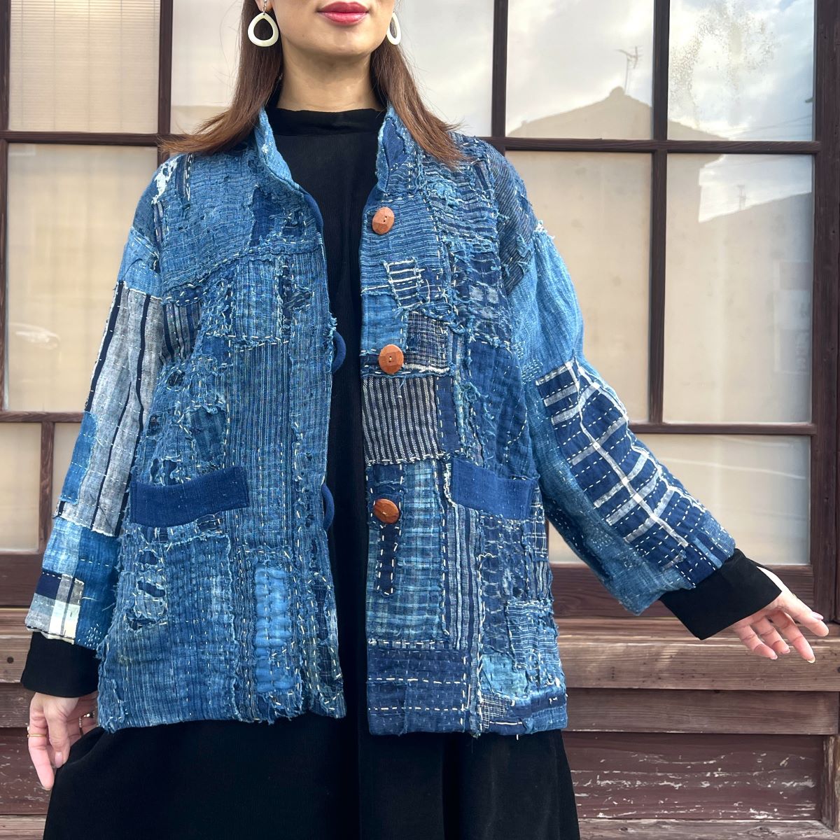 【古布襤褸裏地付きジャケット】夢屋　１２．６．１