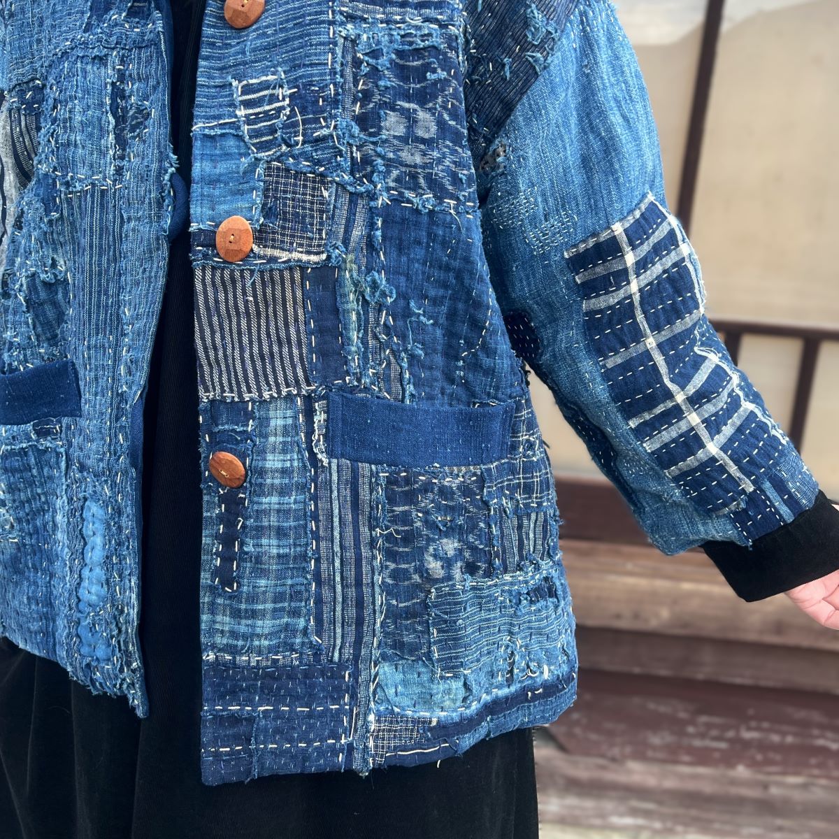 【古布襤褸裏地付きジャケット】夢屋　１２．６．１