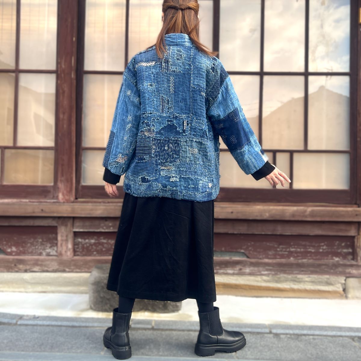 【古布襤褸裏地付きジャケット】夢屋　１２．６．１