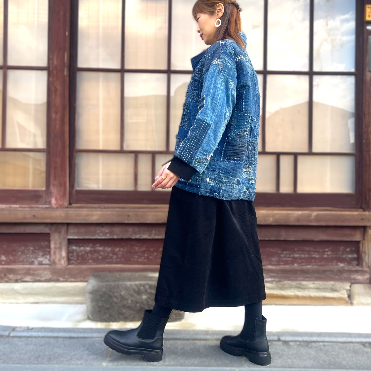 【古布襤褸裏地付きジャケット】夢屋　１２．６．１