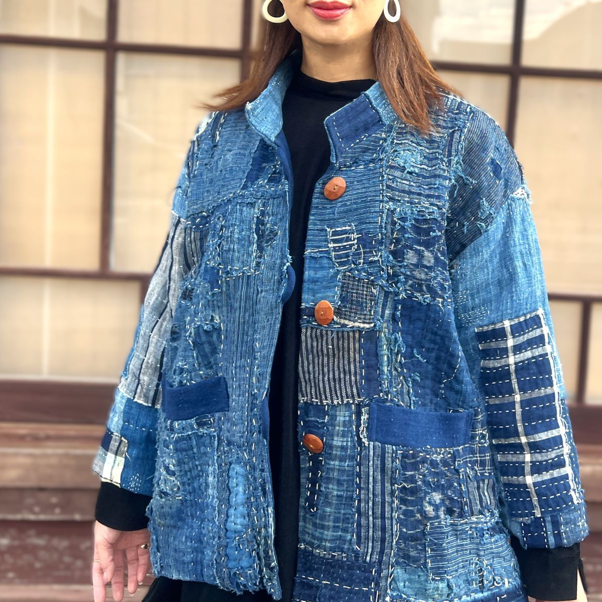 【古布襤褸裏地付きジャケット】夢屋　１２．６．１