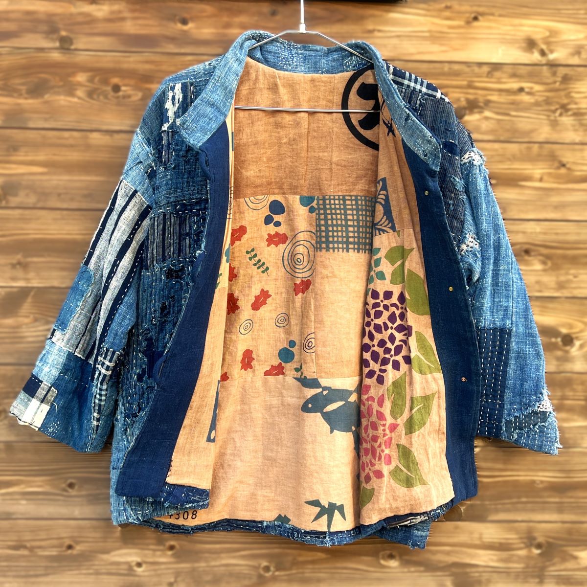 【古布襤褸裏地付きジャケット】夢屋　１２．６．１