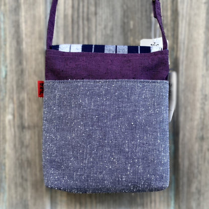 儀右ヱ門【久留米絣ポシェットプラス】久留米絣　ショルダーバッグ