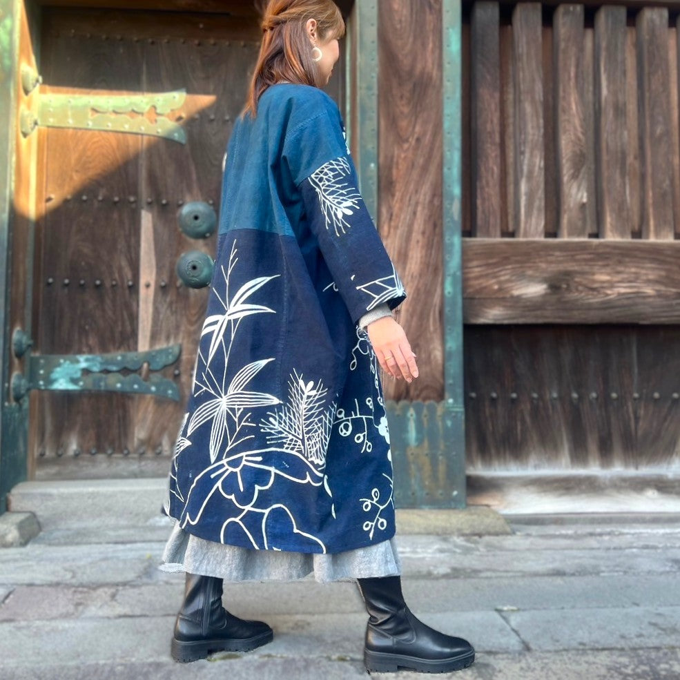 【古布リメイクワンピース】１２．２４．２