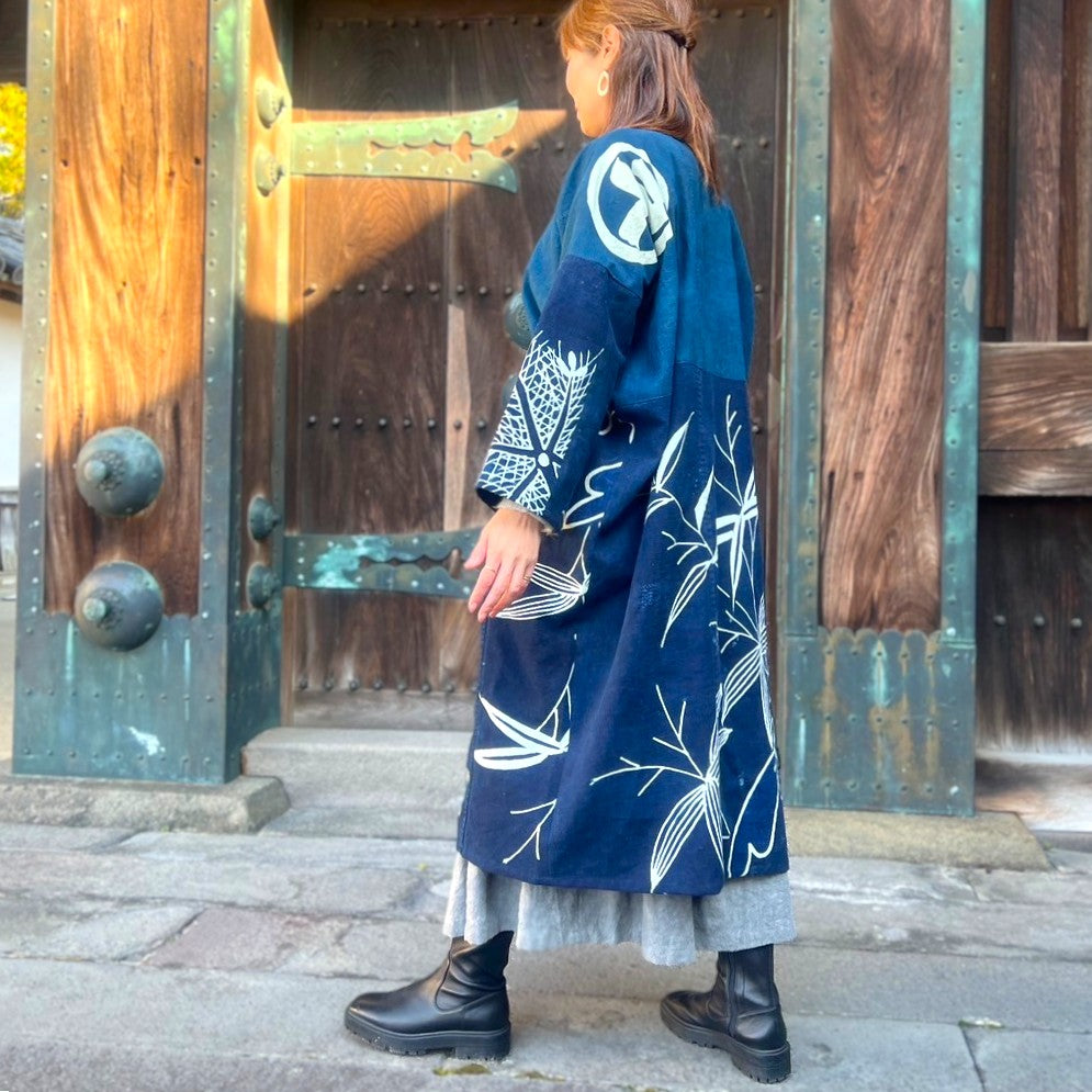 【古布リメイクワンピース】１２．２４．２