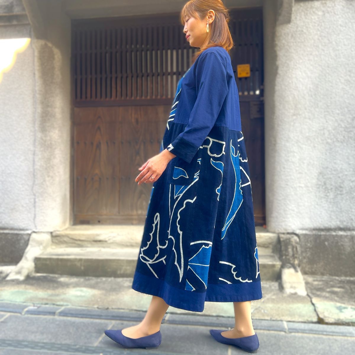 【古布アレンジワンピース】高木ふくえ作　 １．２３．２