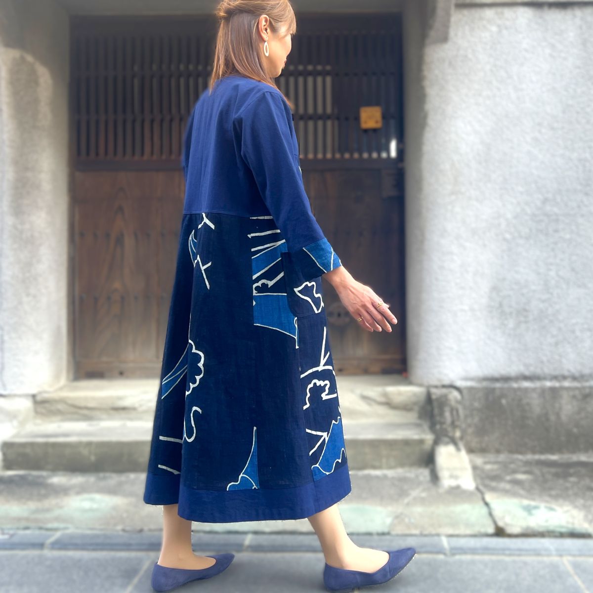 【古布アレンジワンピース】高木ふくえ作　 １．２３．２