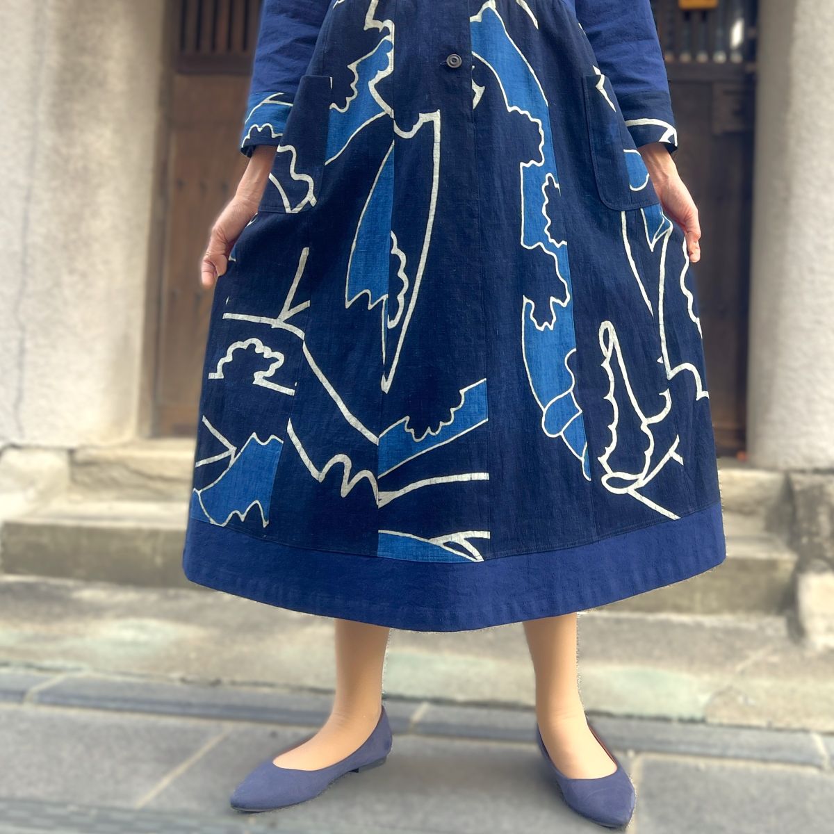 【古布アレンジワンピース】高木ふくえ作　 １．２３．２