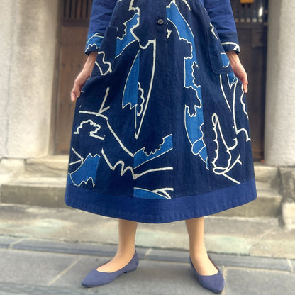 【古布アレンジワンピース】高木ふくえ作　 １．２３．２