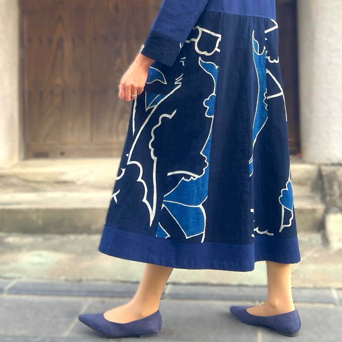 【古布アレンジワンピース】高木ふくえ作　 １．２３．２