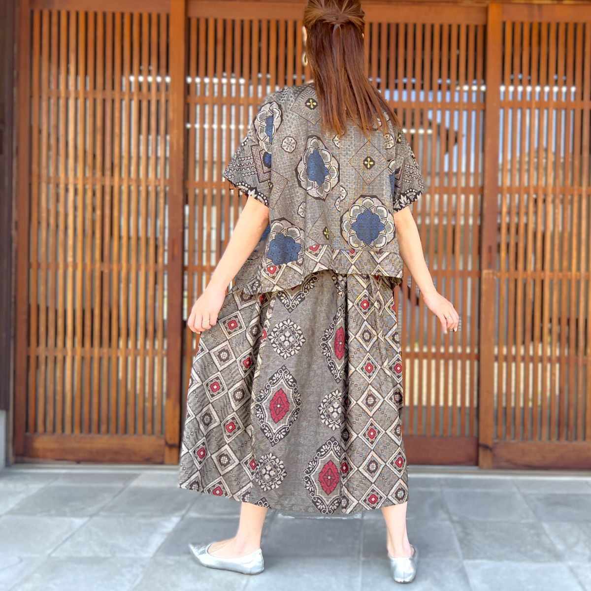 大島紬セットアップ】4．23．1 – こっとんコットン