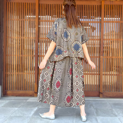 【大島紬セットアップ】４．２３．１