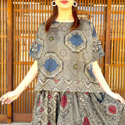 【大島紬セットアップ】４．２３．１