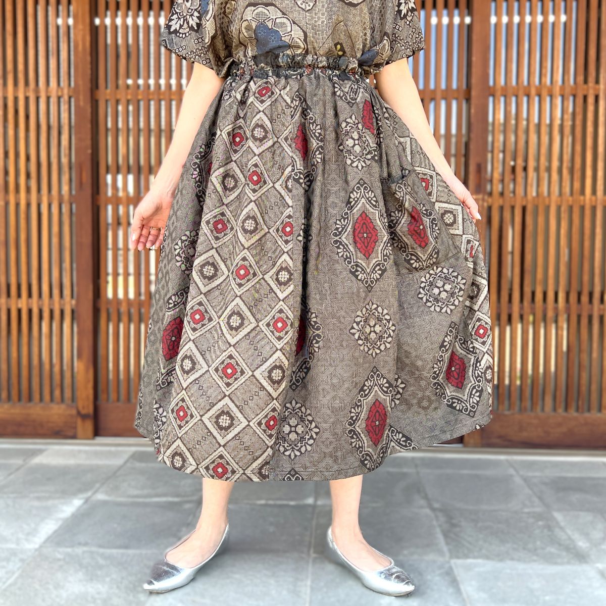 【大島紬セットアップ】４．２３．１