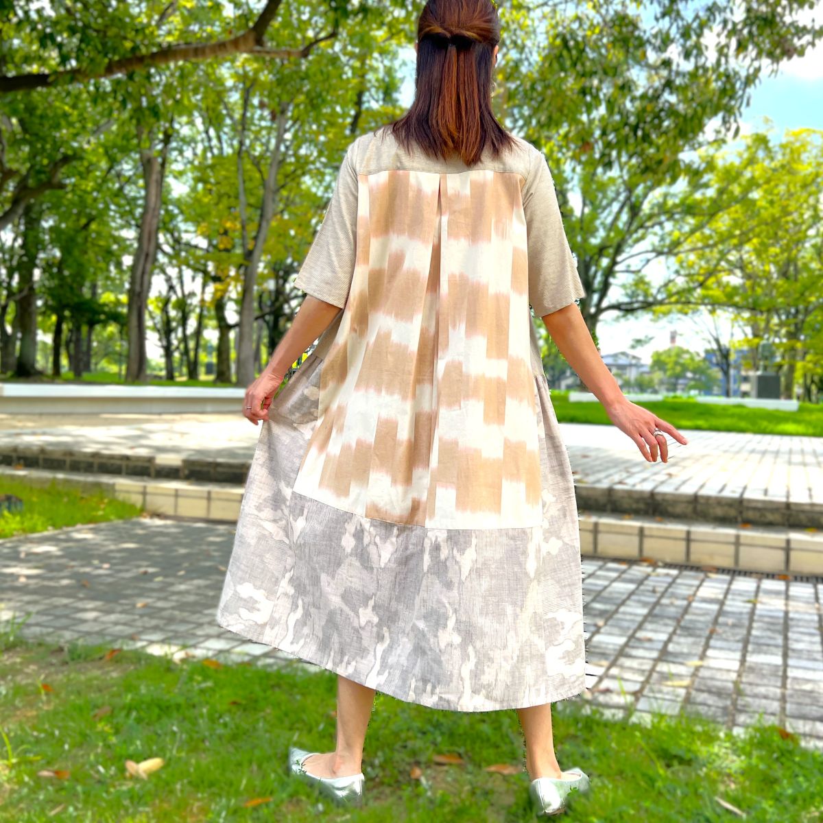 儀右ヱ門【久留米絣ワンピース】２６９