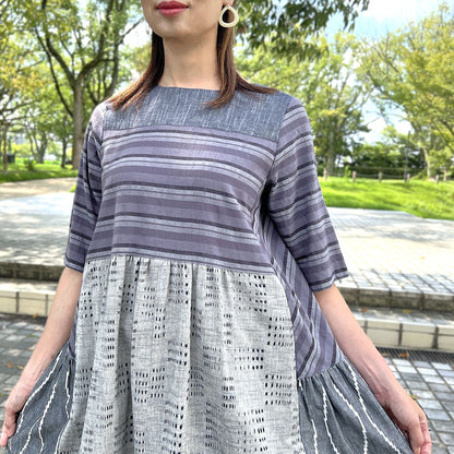 儀右ヱ門【久留米絣ワンピース】２６９