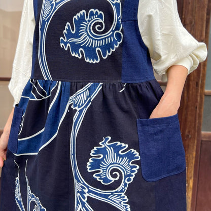 【古布アレンジジャンパースカート】高木ふくえ作　 ９．４．２