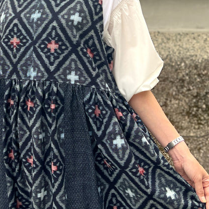 【古布アレンジジャンパースカート】KJS９．１