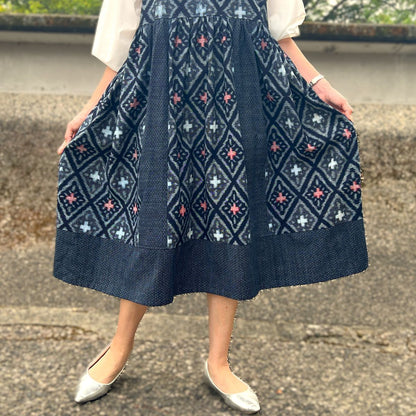 【古布アレンジジャンパースカート】KJS９．１