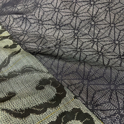 【大島紬アレンジ襟付きワンピース】高木ふくえ作　１０．１２．２