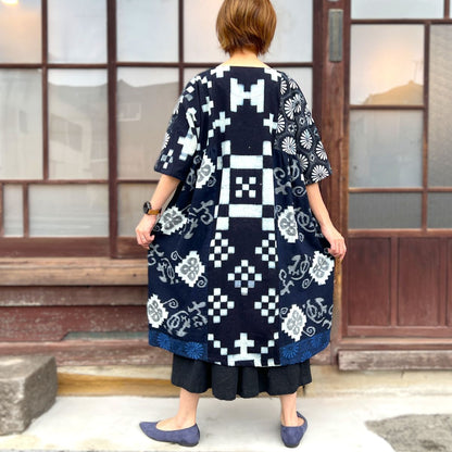 【古布リメイクチュニックワンピース】１０．２２．３