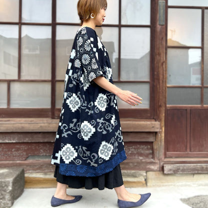 【古布リメイクチュニックワンピース】１０．２２．３