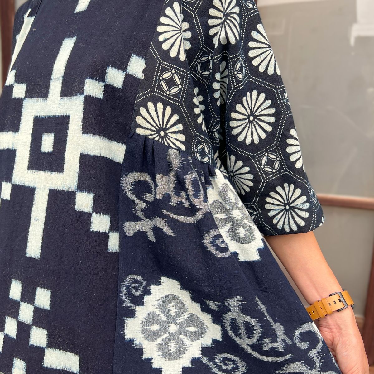 【古布リメイクチュニックワンピース】１０．２２．３