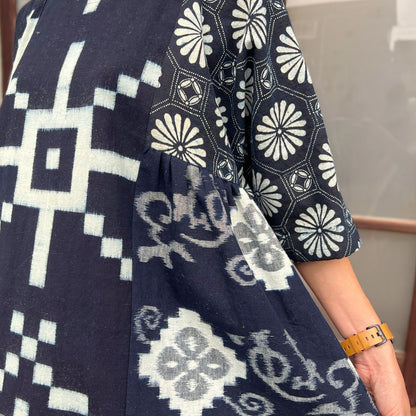 【古布リメイクチュニックワンピース】１０．２２．３