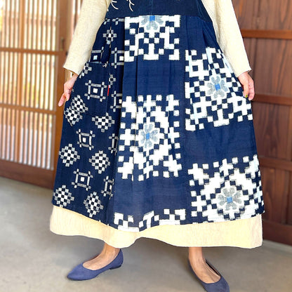 【古布アレンジジャンパースカート】10.22.8