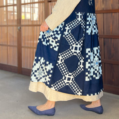 【古布アレンジジャンパースカート】10.22.8