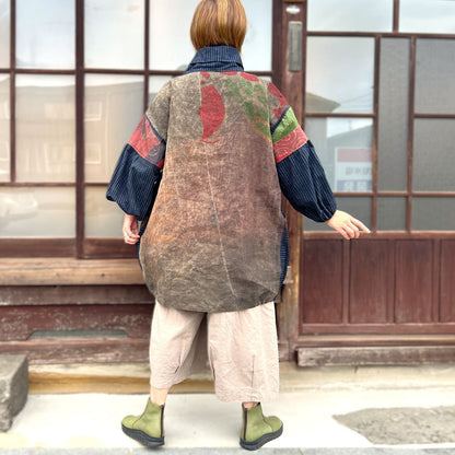 今尾知子作【古布アレンジチュニック】 IM1