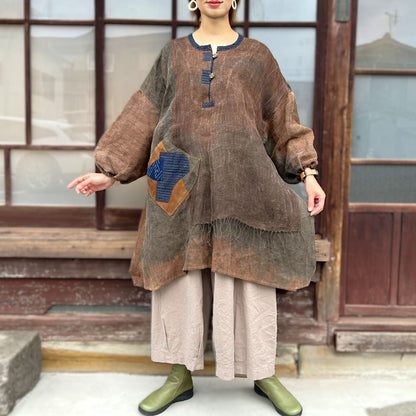 今尾知子作【古布チュニック】 IM2