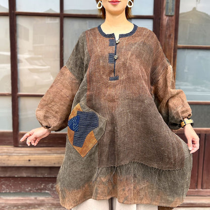 今尾知子作【古布チュニック】 IM2