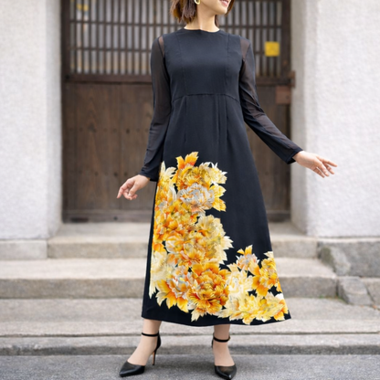 【黒留袖アレンジドレス】KD25