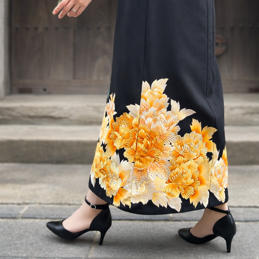 【黒留袖アレンジドレス】KD25