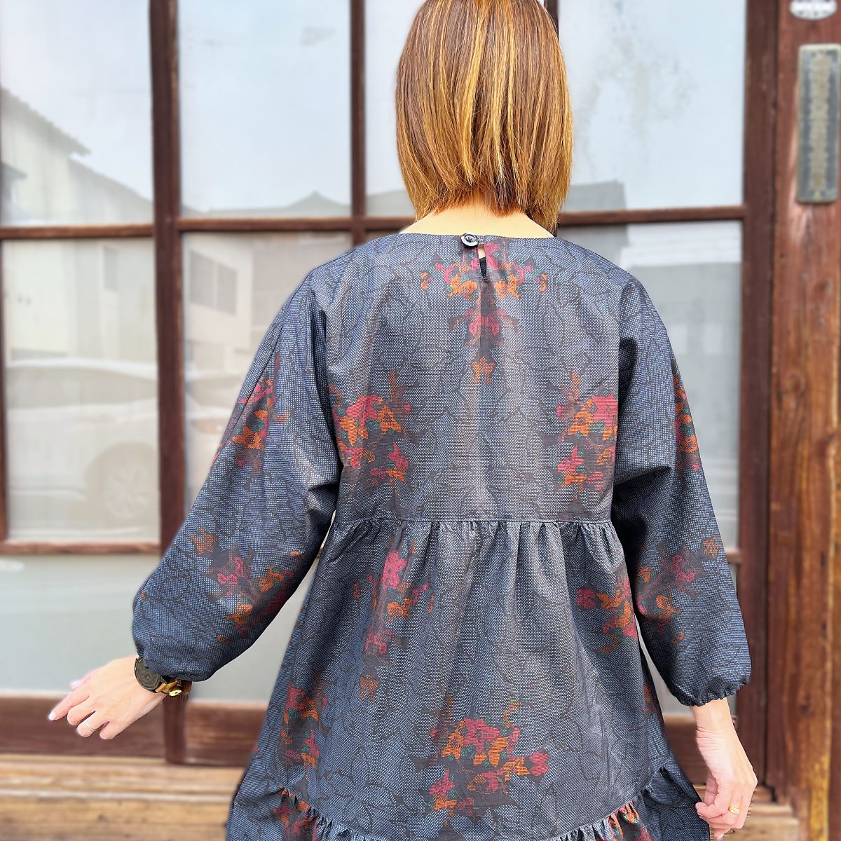 [Oshima Tsumugi remake dress]