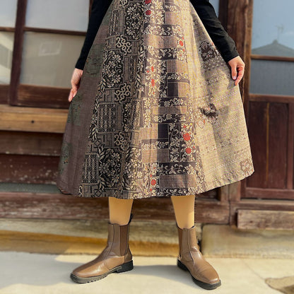 [Oshima Tsumugi remake dress]